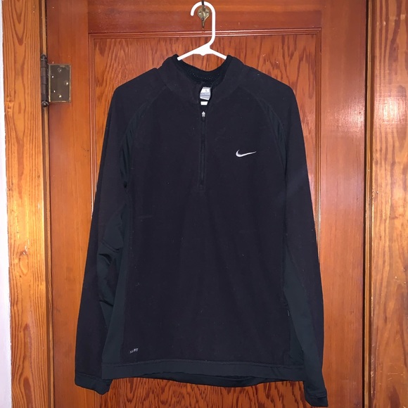 Nike Other - Black and white Nike half zip sweater